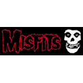 The Misfits 「Logo & Skull」 ステッカー Red