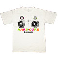 岡田義徳 「HARD-CORE Listener」 T-shirt White/Mサイズ