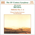 Benda: Sinfonias nos 1-6 / Christian Benda, Prague CO