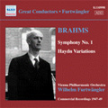 W.Furtwangler -Commercial Recordings 1940-50 Vol.5 -Brahms:Symphony No.1 Op.68(11/17-20/1947)/St. Anthony Variations -Haydn(3/30, 4/2/1949):VPO