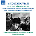 Shostakovich: Girl Friends Op.41, Rule Britannia Op.28, etc / Mark Fitz-Gerald, Polish National Radio SO, Celia Sheen, etc