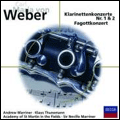 Weber: Clarinet Concerto No.1, No.2, Bassoon Concerto Op.75 / Andrew Marriner(cl), Klaus Thunemann(fg), Neville Marriner(cond), Academy of St. Martin in the Fields