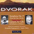 Dvorak : Symphony no 9, Cello Concerto / Rostropovich, Talich, Czech PO