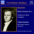 Brahms: Piano Concerto No.1, Paganini Variations