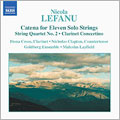Lefanu:String Quartet No.2/Concertino For Clarinet/etc:F.Cross