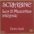 Scriabin: Complete Mazurkas  / Pietro Galli