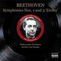 Beethoven: Symphonies No.1, No.3 "Eroica" / Herbert von Karajan, Philharmonia Orchestra