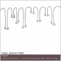 C.J.Walter: Konten -7 Knoten fur 3 Violoncello, L'infinito, Durchscheinende Etude II fur 3 Violoncello, etc (3/1998) / Casper Johannes Walter(vc), Manos Tsangaris(sprecher), Reinhold Friedrich(tp) C.J.Walter: Konten -7 Knoten fur 3 Violoncello, L'infinito, Durchscheinende Etude II fur 3 Violoncello, etc (3/1998) / Casper Johannes Walter(vc), Manos Tsangaris(sprecher), Reinhold Friedrich(tp)