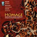 Homage -T.Susato: Twelve Dances from "The Danserye"; D.Dzubay: Shadow Dance, etc / Eugene M.Corporon(cond), North Texas Wind Symphony