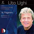Paganini: Violin Concertos No.1 Op.6 (4/1986), No.2 (10/1987) / Uto Ughi(vn/cond), Santa Cecilia Chamber Orchestra