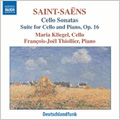 Saint-Saens:Cello Sonatas No.1 op.32/No.2 op.123/ Suite op.16:Maria Kliegel(vc)/Francois-Joel Thiollier(p)