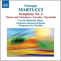 Martucci: Symphony No. 2 in F major - Op.81, Theme and Variations - Op.58, Gavotta - Op.55 - No.2, Tarantella - Op. 44 - No.6 / Francesco La Vecchia, Rome Symphony Orchestra, Lya de Barberiis Martucci: Symphony No. 2 in F major - Op.81, Theme and Variations - Op.58, Gavotta - Op.55 - No.2, Tarantella - Op. 44 - No.6 / Francesco La Vecchia, Rome Symphony Orchestra, Lya de Barberiis