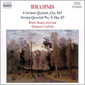 LUDWIG SQ/ETC/Brahms： Clarinet Quintet Op.115, String Quartet No.3, Op.67[8554601]