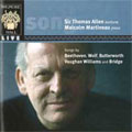 Songs By Beethoven,Wolf,Butterworth/Etc:Thomas Allen(Br)/Malcolm Martineau(P)