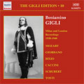 The Gigli Edition Vol.10:Milan & London Recordings 1938-1940