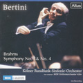ガリー・ベルティーニ/Brahms： Symphonies No.3 Op.90, No.4 Op.98 / Gary Bertini, WDR SO[ALT161]