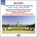 Haydn: Concertos for Two Lire Organizzate(arr. for 2 recorders, 2 flutes, flute/oboe) / Daniel Rothert and Philipp Spatling(bfl), Benoit Fromanger and Ingo Nelken(fl), Christian Hommel(ob), Helmut Muller-Bruhl(cond), Cologne Chamber Orchestra