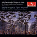 Solo Cantatas by Thomas A. Arne:Mary Terey-Smith(cond)/Capella Savaria/Maria Zadori(S)/etc