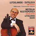 Angel -Lutoslawski, Dutilleux: Cello Concertos /Rostropovich
