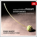 Mozart: Divertimenti for Strings & Two French Horns K.247, K.287, K.334 / Zdenek & Bedrich Tylsar, Stamic Quartet