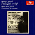 Martinu: Chamber Music with Viola - Three Madrigals for Violin and Viola H.313, Duo No.2 for Violin and Viola H.331, Sonata No.1 for Viola and Piano H.355 / Kenneth Martinson(va), Felicia Moye(vn), Christopher Taylor(p) Martinu: Chamber Music with Viola - Three Madrigals for Violin and Viola H.313, Duo No.2 for Violin and Viola H.331, Sonata No.1 for Viola and Piano H.355 / Kenneth Martinson(va), Felicia Moye(vn), Christopher Taylor(p)