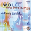 J.Wolfl : 3 String Quartets Op.4 (1/11-13/2008) / Authentic Quartet J.Wolfl : 3 String Quartets Op.4 (1/11-13/2008) / Authentic Quartet