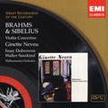 GREAT RECORDINGS OF THE CENTURY:BRAHMS:VIOLIN CONCERTO/SIBELIUS:VIOLIN CONCERTO:GINETTE NEVEU(vn)/ISSAY DOBROWEN(cond)/WALTER SUSSKIND(cond)/PHILHARMONIA ORCHESTRA