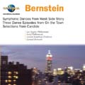 Bernstein: Symphonic Dances from West Side Story, On the Town -Three Dance Episodes, etc / L.Bernstein(cond), IPO, LSO, etc