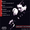 ϥȡʡ/SibeliusViolin Concerto op.47/BruchViolin Concerto No.1/SchubertSonatina D.384/etc(1944-56)Gerhard Taschner(vn)/H.Sandberg(cond)/Cologne RSO/etc[ARPCD0232]