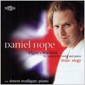 Elgar:Violin Sonata Op.82/G.Finzi :Elegy/W.Walton:Violin Sonata (9/2001):Daniel Hope(vn)/Simon Mulligan(p) 