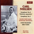 C.Nielsen: Symphonies No.3 "Sinfonia Espansiva" Op.27 (3/3-5/1955), No.5 Op.50 (8/29/1950) / John Frandsen(cond), Danish State Radio SO, etc