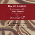 Poulenc: Les Animaux Modeles, Concert Champetre, Improvistaions No.13, No.15 / Stefano Bollani(p), Jan Latham-Koenig(cond), Filarmonica '900