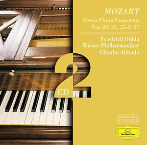 フリードリヒ・グルダ/Mozart: Piano Concertos No.20, 21, 25, 27