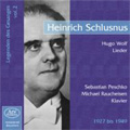 Legenden des Gesanges Vol.2 -Heinrich Schlusnus: H.Wolf: An die Geliebte, Dass doch gemalt all deine Reize waren, Der Schreckenberger, etc (1927-49) / Franz Rupp(p), etc Legenden des Gesanges Vol.2 -Heinrich Schlusnus: H.Wolf: An die Geliebte, Dass doch gemalt all deine Reize waren, Der Schreckenberger, etc (1927-49) / Franz Rupp(p), etc