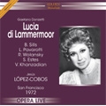 Donizetti : Lucia di Lammermoor (11/17/1972) / Jesus Lopez-Cobos(cond), San Francisco Opera Orchestra & Chorus, Beverly Sills(S), etc Donizetti : Lucia di Lammermoor (11/17/1972) / Jesus Lopez-Cobos(cond), San Francisco Opera Orchestra & Chorus, Beverly Sills(S), etc