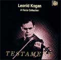 Kogan Violin Collection - Bach, Mozart, Brahms, etc / Kogan, Vandernoot, Kondrashin, etc