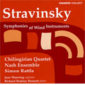 Stravinsky: Symphonies of Wind Instruments, etc / Rattle