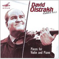 David Oistrakh Edition Vol.3 -Pieces for Violin & Piano: T.Vitali, Gluck, Schumann, Brahms, etc (1946-53) / Inna Kollegorskaya(p), etc