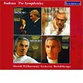 Brahms : Symphonies nos 1-4, Haydn Variations, etc / Kempe, Munich PO