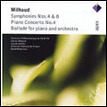 Milhaud: Symphony No.3, No.8, Piano Concerto No.4