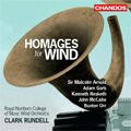 Homages for Wind -M.Arnold/A.Gorb/J.McCabe/etc:Clark Rundell(cond)/Royal Northern College of Music Wind Orchestra