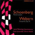 Schoenberg: Pierrot Lunaire;  Webern: Concerto / Rattle