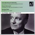 Mendelssohn: Violin Concerto; Schumann: Cello Concerto; Bizet: Symphony in C / Andre Cluytens