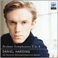 ブラームス: 交響曲第3番&第4番 / ダニエル・ハーディング, ドイツ・カンマーフィルハーモニー・ブレーメン