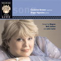 Songs by Wagner, Wolf, Britten, John Carter, etc / Christine Brewer(S), Roger Vignoles(p)