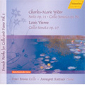 ڡ֥/Widor Suite Op.21, Cello Sonata Op.80 Vierne Cello Sonata Op.27 (7/26-30/2007) / Peter Bruns(vc), Annegret Kuttner(p)[98294]