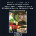 եꥢ/Alberto Ginastera Musica de camara y Canciones[C181051]