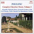 Poulenc: Complete Chamber Music Vol 2 / Tharaud, Mourja, etc