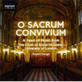 O Sacrum Convivium -G.Jackson, Bruckner, W.Byrd, Holst, etc / Rupert Gough(cond), Choir of Royal Holloway University of London, etc