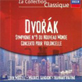 Dvorak: Symphony No.9 "Du Nouveau Monde" Op.95, Cello Concerto / Lorin Maazel(cond), Berlin Radio SO, Maurice Gendron(vc), Bernard Haitink(cond), LPO